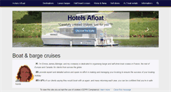 Desktop Screenshot of hotelsafloat.com